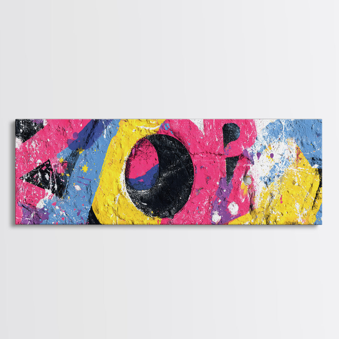Retro Soda Bottle Canvas Print, Pop Art, Statement Artwork, Living Room Decor, Abstract Art, Pop, Wall Decor, Painting, POP-3x1-19
