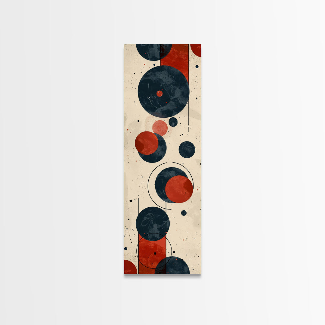 Retro Art Deco Geometric Patterns Wall Art Framed Canvas Print, Scifi / Science Fiction Decor