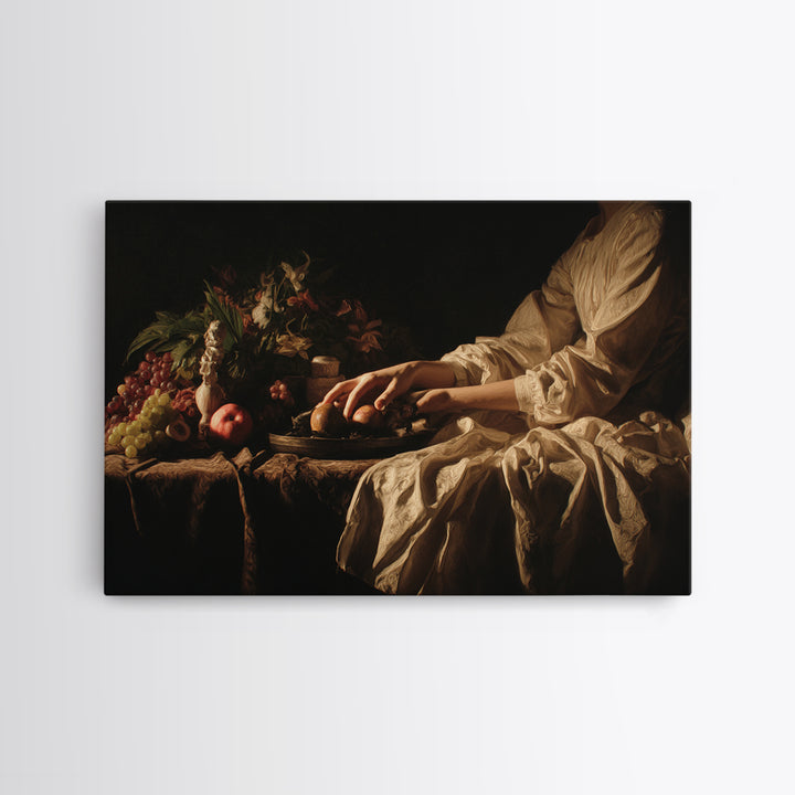 Classical Hands Study Canvas Print, Renaissanceinspired Art, Paintings, Living Room Decor, Fine Art, Classic, Unique Wall Decor, REN-3x2-66