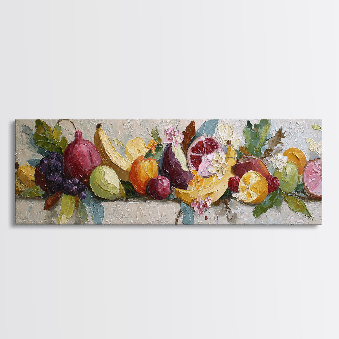 Oyster Platter with Lemons and Champagne Canvas Print, Restaurant Art, Canvas, Restaurant Decor, Bistro, Living Room Decor, RES-3x1-43