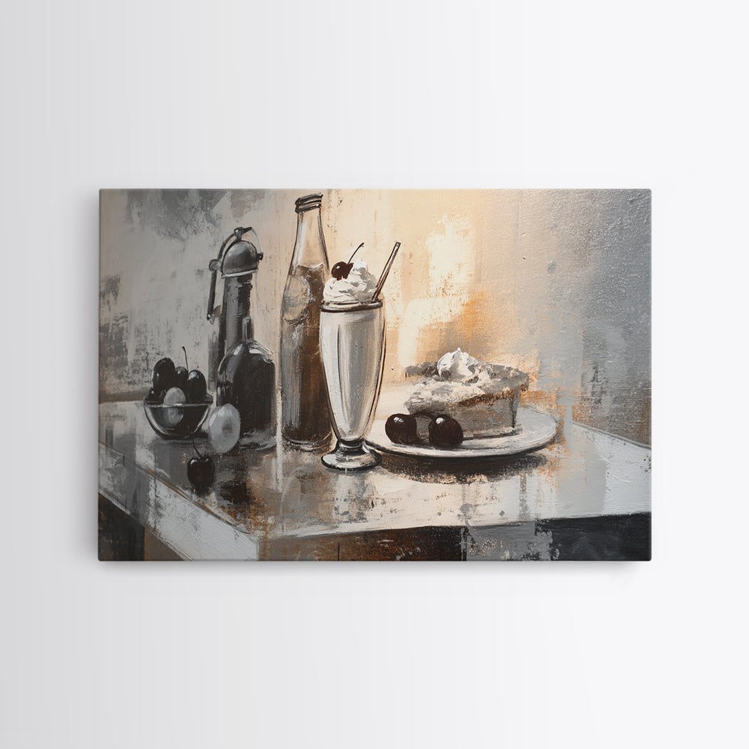 Steakhouse Black and Gold Bull Portrait Canvas Print, Restaurant Art, Digital Print, Restaurant Decor, Fine Art, Bistro, RES-3x2-83