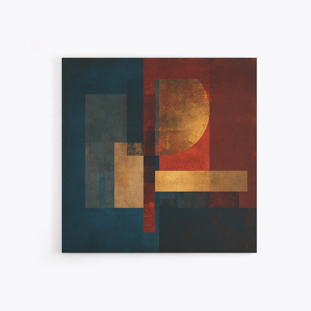 Album Cover Abstract Without Readable Text Canvas Print, Recording Studio Art, Music Art, Studio Decor, Fine Art, Analog, RSA-1x1-22