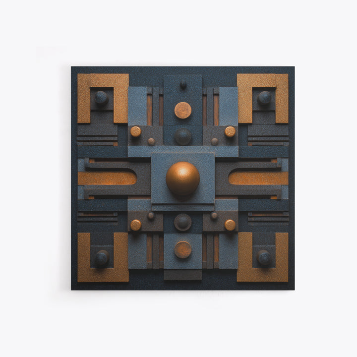 Sound Booth Foam Pattern Transformed into Design Canvas Print, Recording Studio Art, Musician Posters, Studio Decor, Analog, RSA-1x1-24