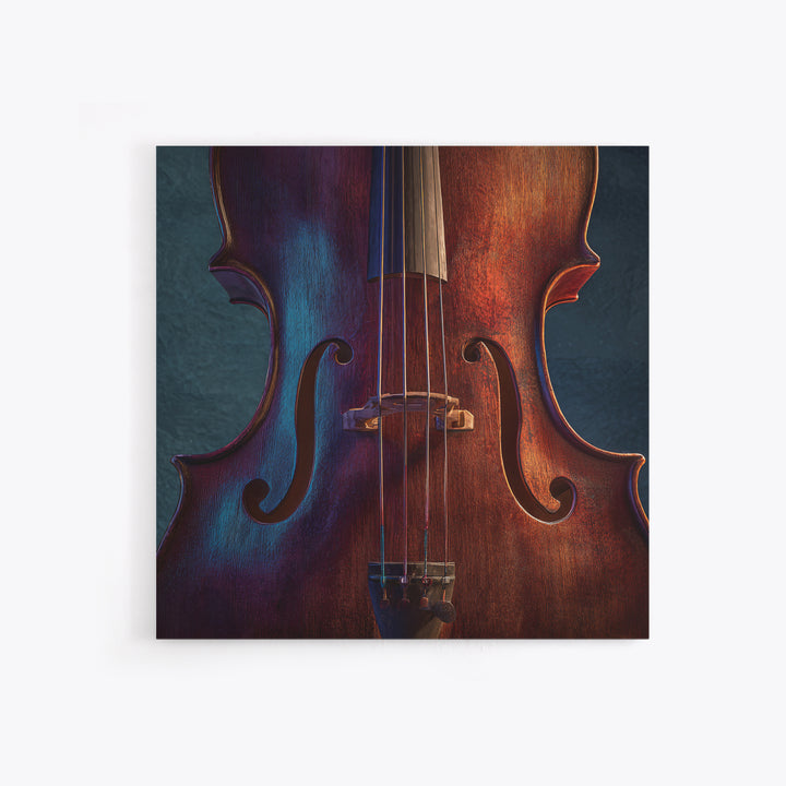 Cello Curve Closeup Framed Canvas Print, Recording Studio Art, Headphones Poster, Studio Decor, Analog, Fine Art Print, RSA-1x1-68