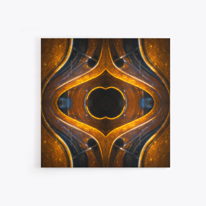 Vinyl Groove Closeup as Circular Abstract Canvas Print, Recording Studio Art, Guitar Wall Art, Studio Decor, Fine Art, Analog, RSA-1x1-86