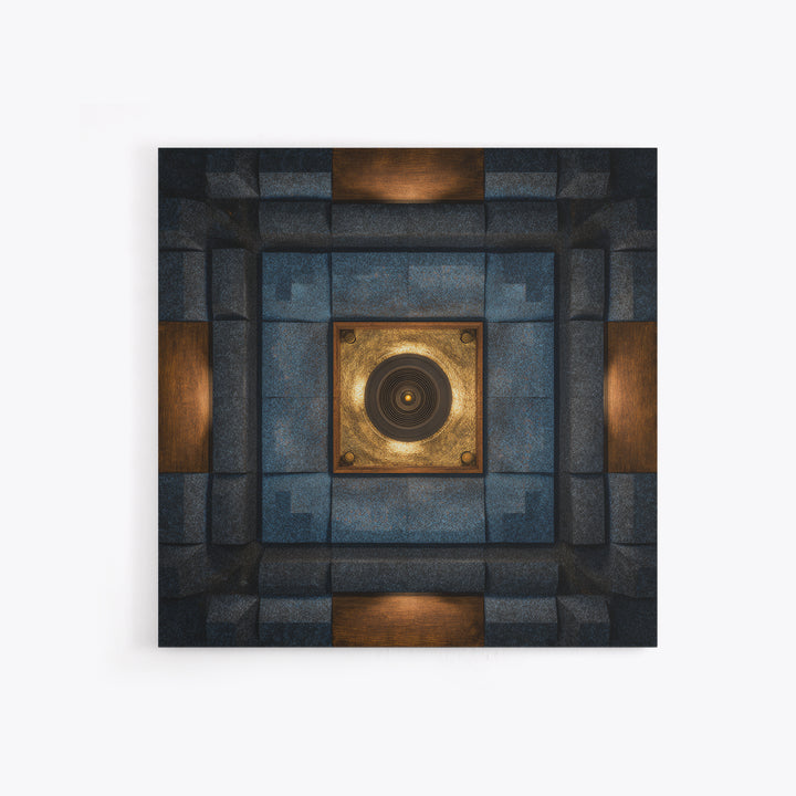 Sound Booth Foam Pattern Transformed into Design Canvas Print, Recording Studio Art, Printable Wall Art, Studio Decor, Analog, RSA-1x1-96