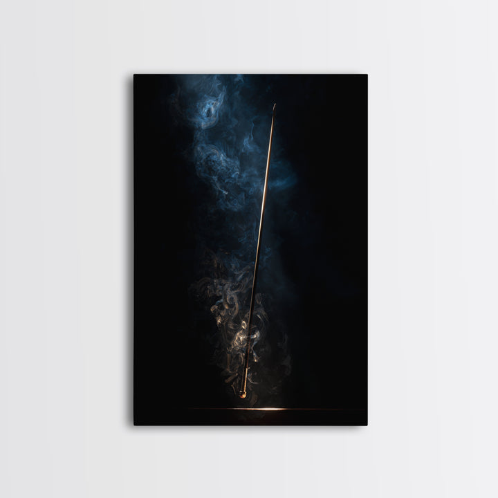 Conductor Baton and Sheet Shapes Without Text Framed Canvas Print, Recording Studio Art, Home Decor, Studio Decor, Analog, RSA-2x3-2