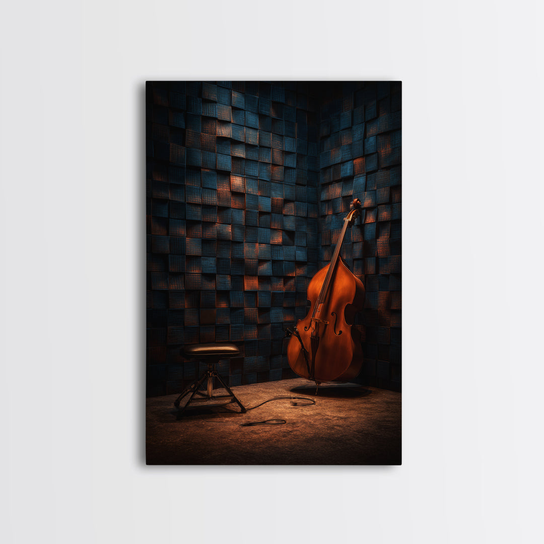 Sound Booth Foam Pattern Transformed into Design Canvas Print, Recording Studio Art, Fine Art Print, Studio Decor, Analog, RSA-2x3-80