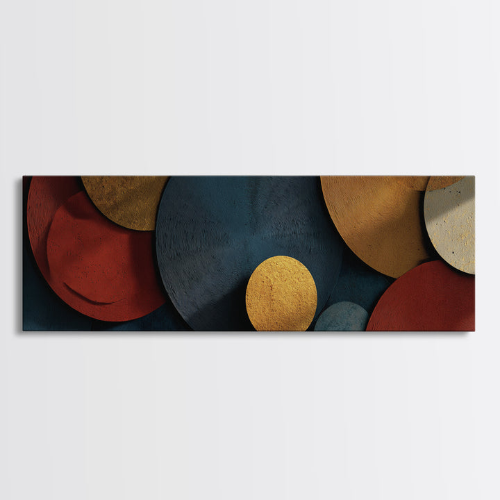 Vinyl Groove Closeup as Circular Abstract Canvas Print, Recording Studio Art, Music Decor, Studio Decor, Abstract Art, Analog, RSA-3x1-54