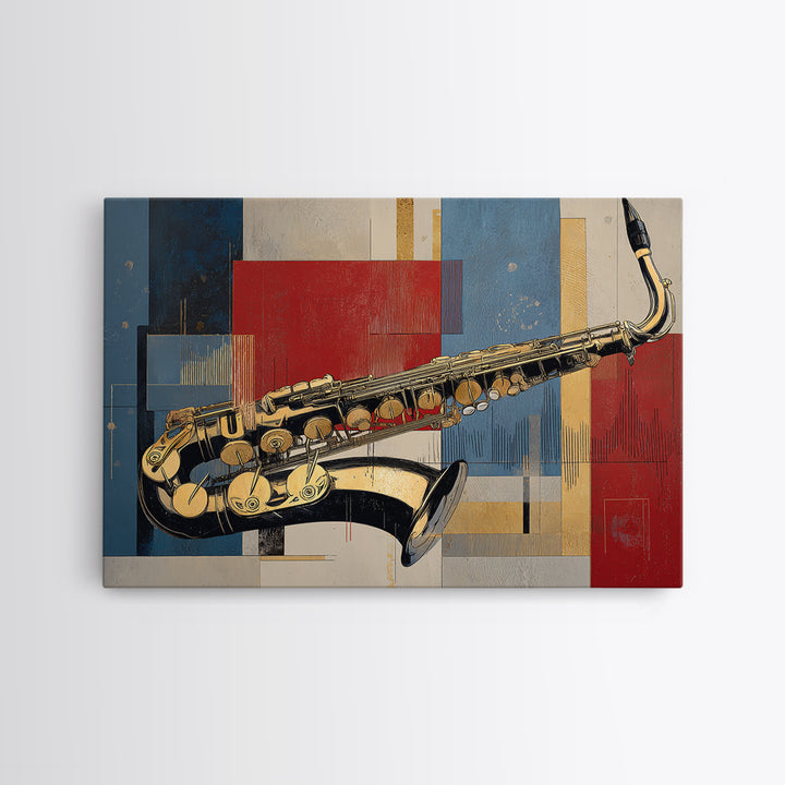 Soundwave Abstract with Black and Gold Lines Framed Canvas Print, Recording Studio Art, Boho Decor, Studio Decor, Abstract Art, RSA-3x2-55