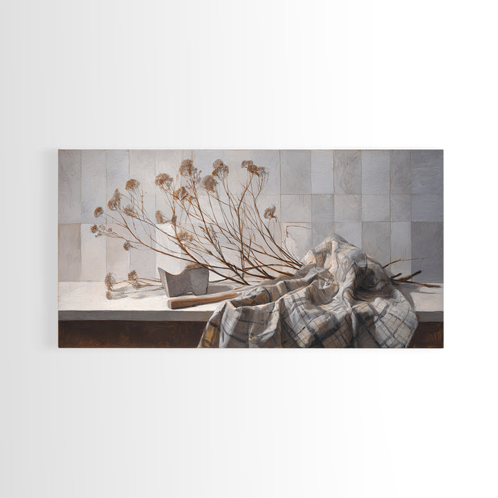 Wood Grain Abstract Canvas Print, Rustic Art, Boho Wall Art, Farmhouse Decor, Rustic, Downloadable Art, Living Room Art, RUS-2x1-76