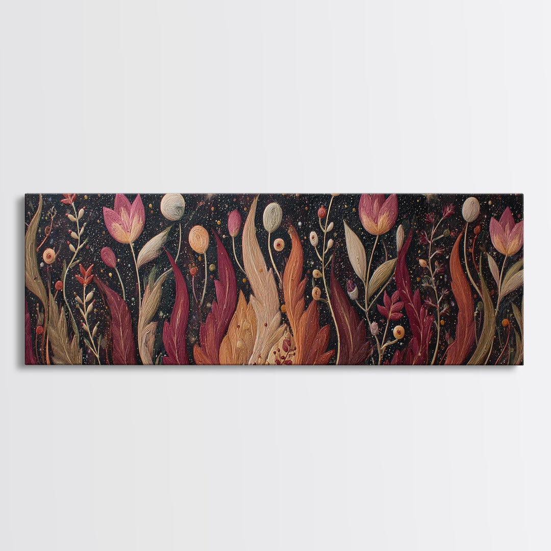 Rusty Horseshoe and Rope Composition Framed Canvas Print, Rustic Art, Modern Art, Farmhouse Decor, Rustic, Neutral Decor, RUS-3x1-53