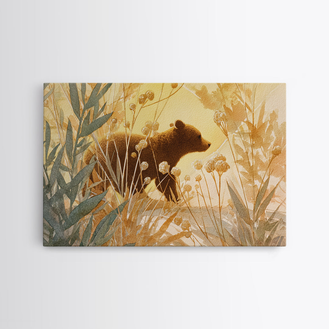 Buffalo Portrait with Western Texture Canvas Print, Rustic Art, Wood Wall Art, Farmhouse Decor, Rustic, Eclectic Wall Art, RUS-3x2-26