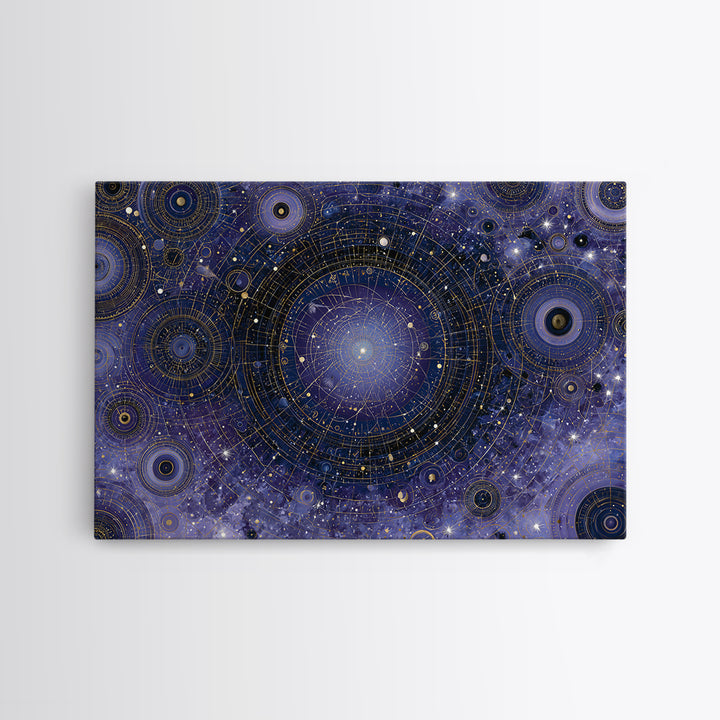 Distant Star Cluster Canvas Print, Space Art, Minimalist Decor, Spa Decor, Fine Art, Serenity, Digital Art, Printable Wall Art, SAR-3x2-48