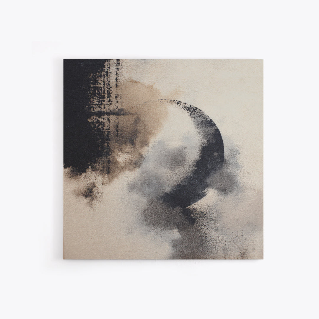 Scandinavian Textile Pattern Framed Canvas Print, Scandinavian Art, Textured Painting, Living Room Decor, Fine Art, Nordic, SCA-1x1-40