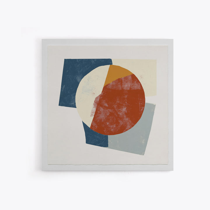 Minimal Sun over Pine Forest Framed Canvas Print, Scandinavian Art, Wall Art, Living Room Decor, Oil Painting, Nordic, SCA-1x1-41
