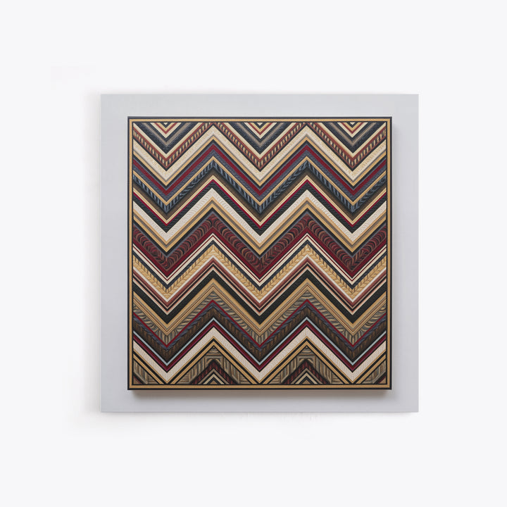 Herringbone Monochrome Pattern Framed Canvas Print, Scandinavian Art, Gallery Decor, Living Room Decor, Fine Art, Nordic, SCA-1x1-46