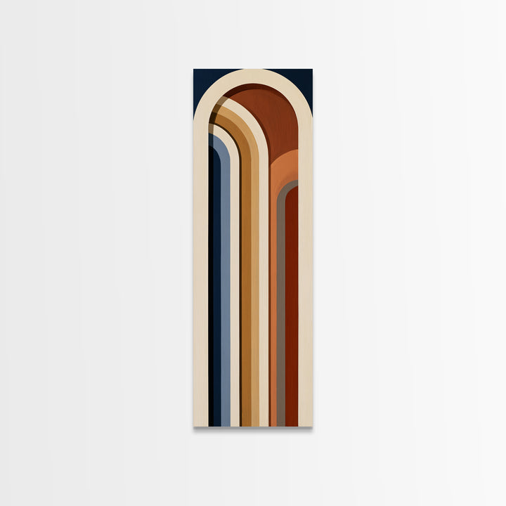 Abstract Arch Shapes Canvas Print, Scandinavian Art, Modern Decor, Living Room Decor, Abstract Art, Nordic, Wall Decor, SCA-1x3-26