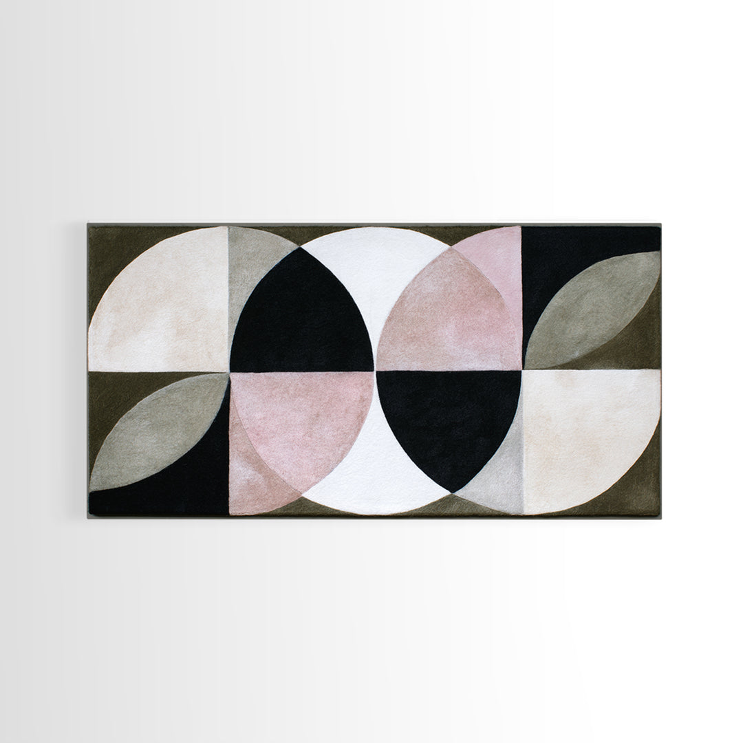Soft Wool Texture Abstract Canvas Print, Scandinavian Art, Original Painting, Living Room Decor, Nordic, Modern Wall Art, SCA-2x1-39