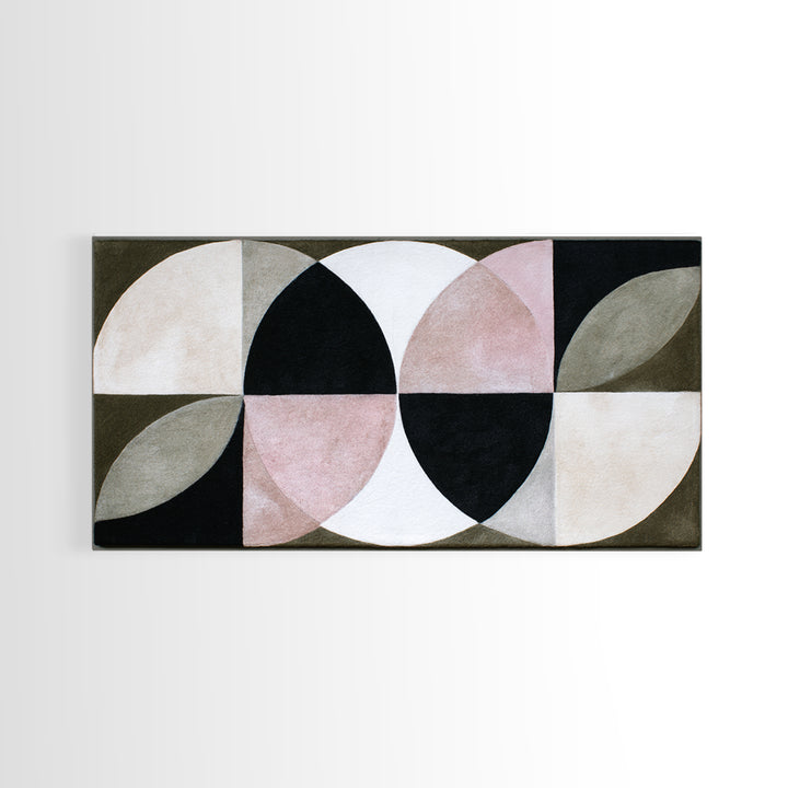 Soft Wool Texture Abstract Canvas Print, Scandinavian Art, Original Painting, Living Room Decor, Nordic, Modern Wall Art, SCA-2x1-39
