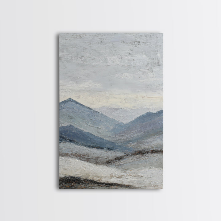 Minimal Sun over Pine Forest Canvas Print, Scandinavian Art, Wall Art Print, Living Room Decor, Nordic, Fine Art Print, SCA-2x3-49