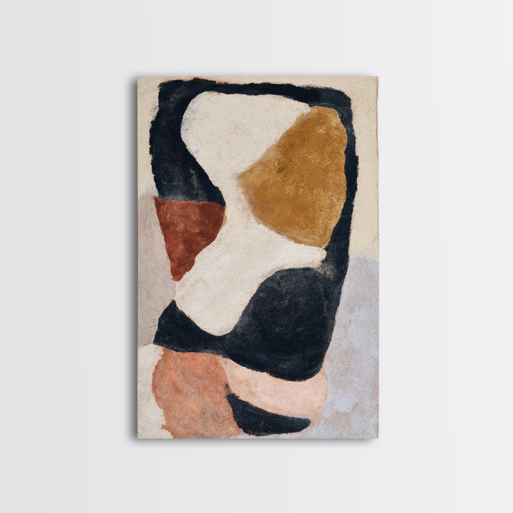 Soft Wool Texture Abstract Framed Canvas Print, Scandinavian Art, Living Room Decor, Fine Art, Nordic, Gallery Decor, SCA-2x3-51