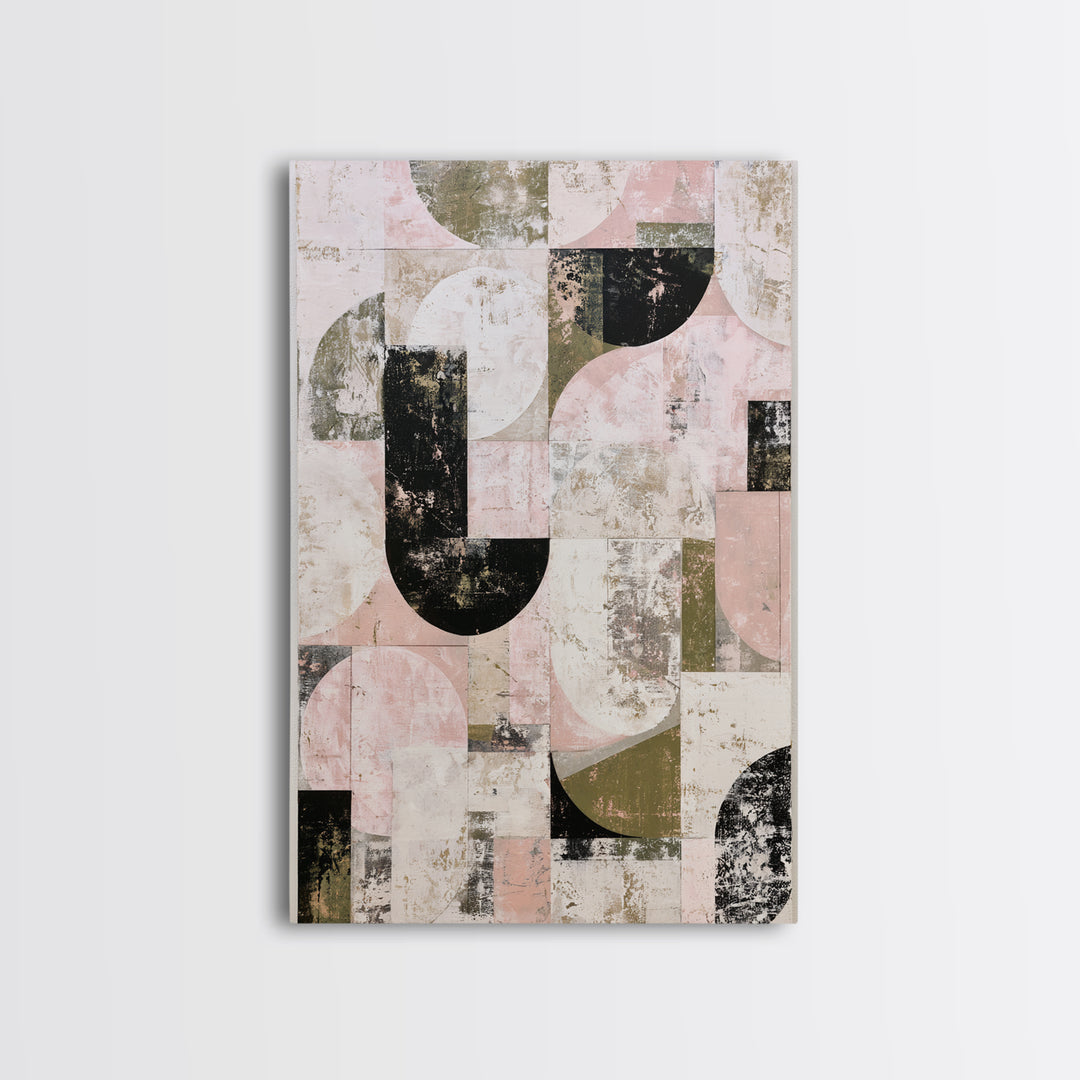 Snowy Nordic Forest Canvas Print, Scandinavian Art, Modern Art, Living Room Decor, Fine Art, Nordic, Contemporary Art, SCA-2x3-81