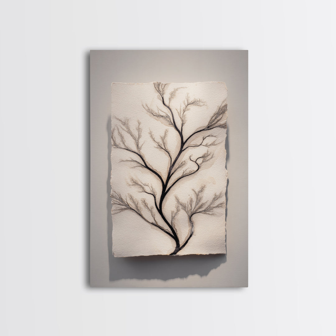 Abstract Arch Shapes Framed Canvas Print, Scandinavian Art, Abstract Wall Art, Living Room Decor, Abstract Art, Nordic, SCA-2x3-94