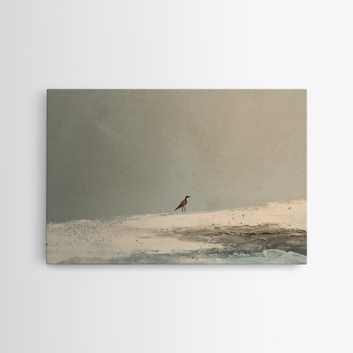 Nordic Folk Bird Framed Canvas Print, Scandinavian Art, Scandinavian, Living Room Decor, Fine Art, Nordic, Wall Art, Home Decor, SCA-3x2-15