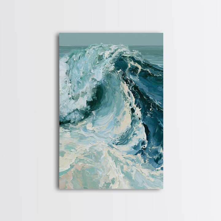 Wild Atlantic Wave Canvas Print, Seascape Art, Original Painting, Coastal Decor, Fine Art, Seascape, Living Room Decor, SEA-2x3-49