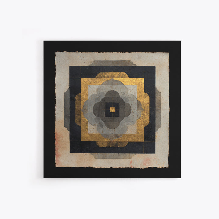 Metatron Cube with Celestial Background Canvas Print, Sacred Geometry Art, Canvas Wall Art, Living Room Decor, Abstract Art, SGA-1x1-3