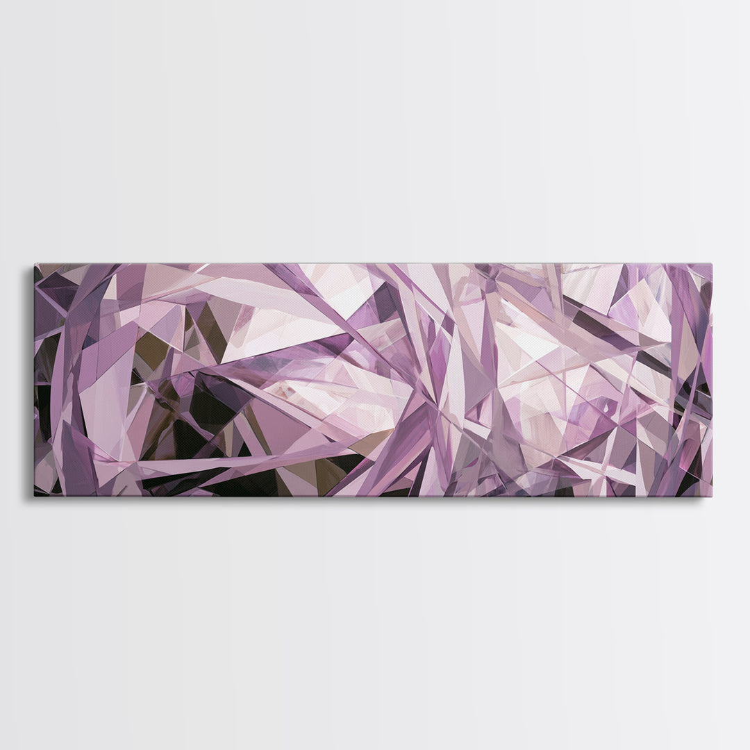 Crystal Grid Pattern Canvas Print, Sacred Geometry Art, Decorations, Living Room Decor, Fine Art, Geometry, Minimalist Decor, SGA-3x1-93