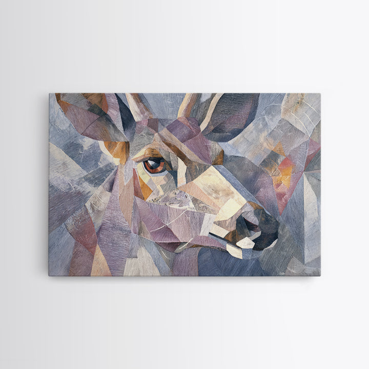 Geometric Wave Pattern Framed Canvas Print, Sacred Geometry Art, Wall Decor Gift, Living Room Decor, Abstract Art, Geometry, SGA-3x2-2
