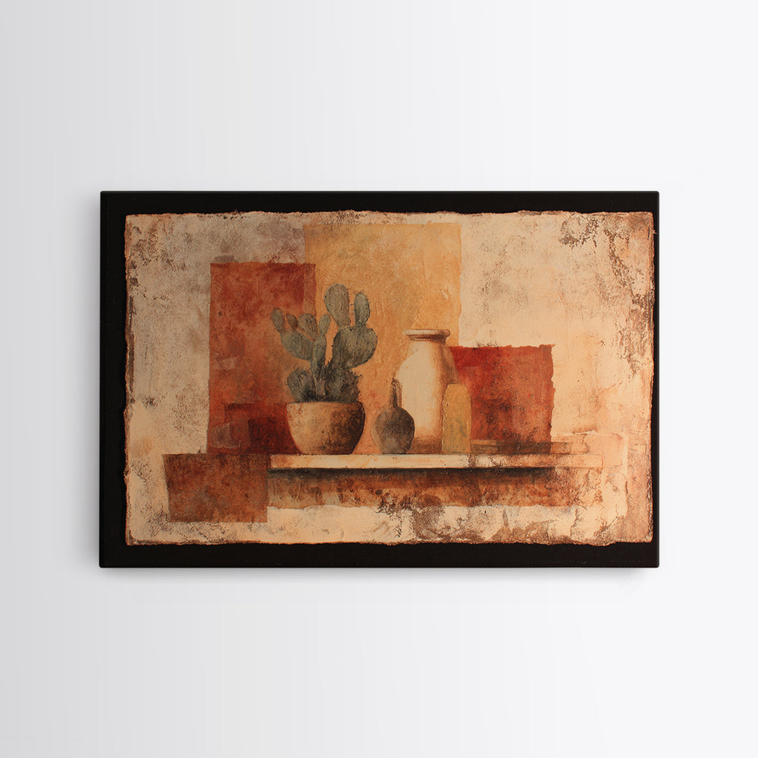 Saguaro Cactus under Enormous Sunset Canvas Print, Southwestern Art, Landscape Art, Southwestern Decor, Fine Art, Mesa, SOU-3x2-30