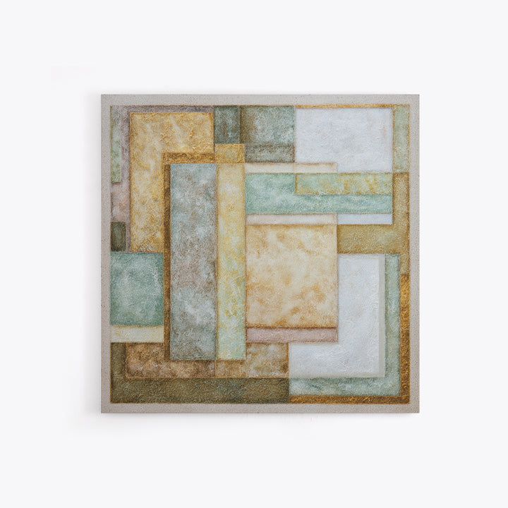 Pebble Texture Abstract Canvas Print, Spa Art, Luxury Decor, Spa Decor, Abstract Art, Serenity, Black Woman Art, Botanical Art, SPA-1x1-87