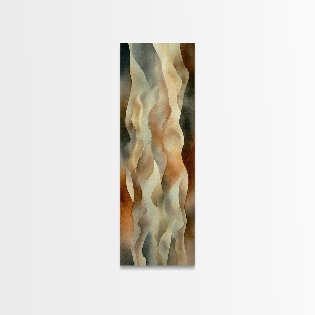 Minimal Face with Closed Eyes and Flowers Framed Canvas Print, Spa Art, Minimalist Art, Spa Decor, Fine Art, Serenity, SPA-1x3-31