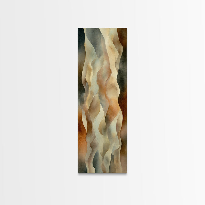 Minimal Face with Closed Eyes and Flowers Framed Canvas Print, Spa Art, Minimalist Art, Spa Decor, Fine Art, Serenity, SPA-1x3-31
