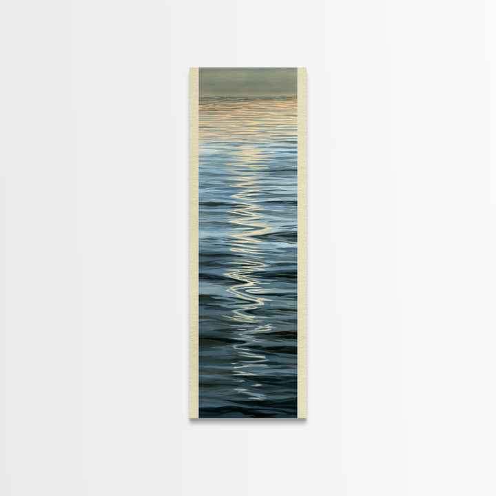 Abstract Water Ripples Canvas Print, Spa Art, Neutral Decor, Spa Decor, Fine Art, Serenity, Home Decor, Wall Decor, SPA-1x3-42