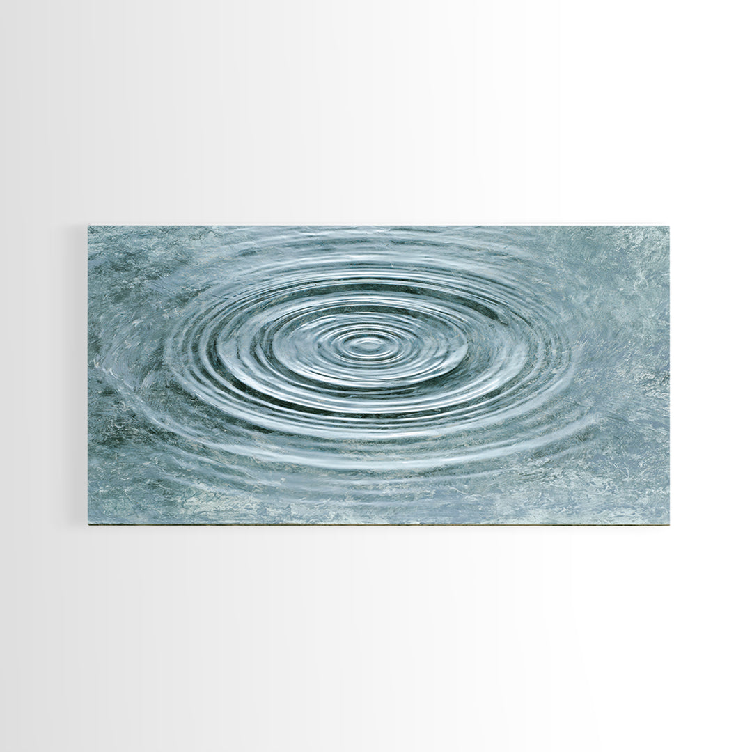 Abstract Water Ripples Canvas Print, Spa Art, Nature Prints, Spa Decor, Abstract Art, Serenity, Dog Groomer Gifts, Salon Decor, SPA-2x1-74