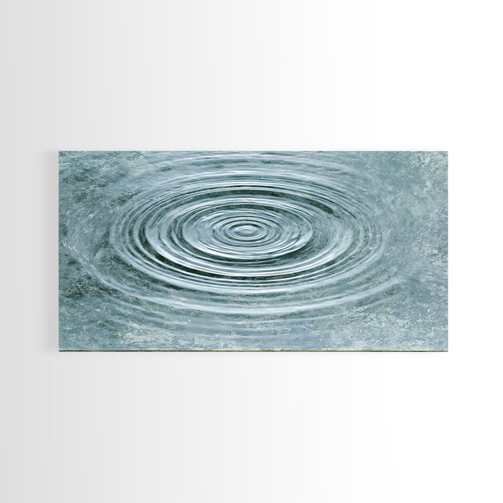 Abstract Water Ripples Canvas Print, Spa Art, Nature Prints, Spa Decor, Abstract Art, Serenity, Dog Groomer Gifts, Salon Decor, SPA-2x1-74