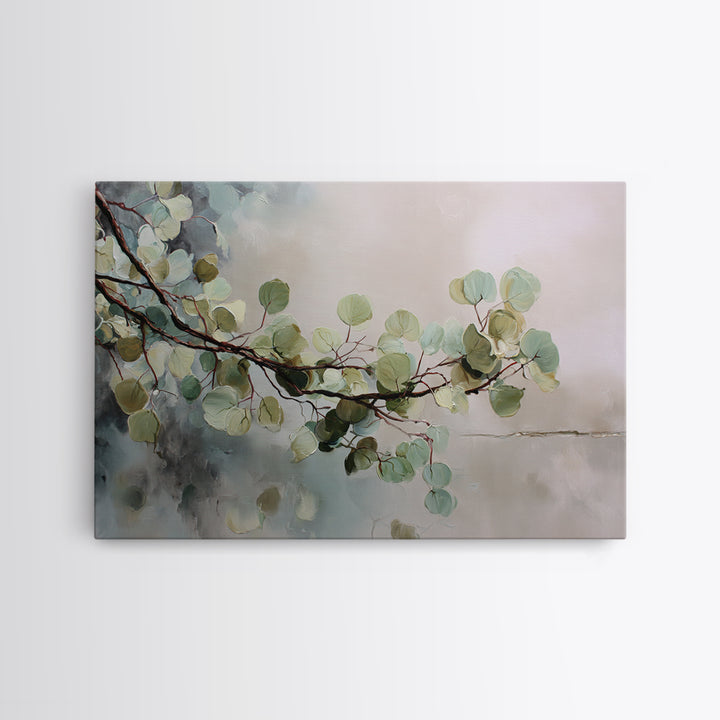 Sage and Ivory Geometric Calm Composition Canvas Print, Spa Art, Neutral Decor, Spa Decor, Fine Art, Serenity, Home Decor, SPA-3x2-73