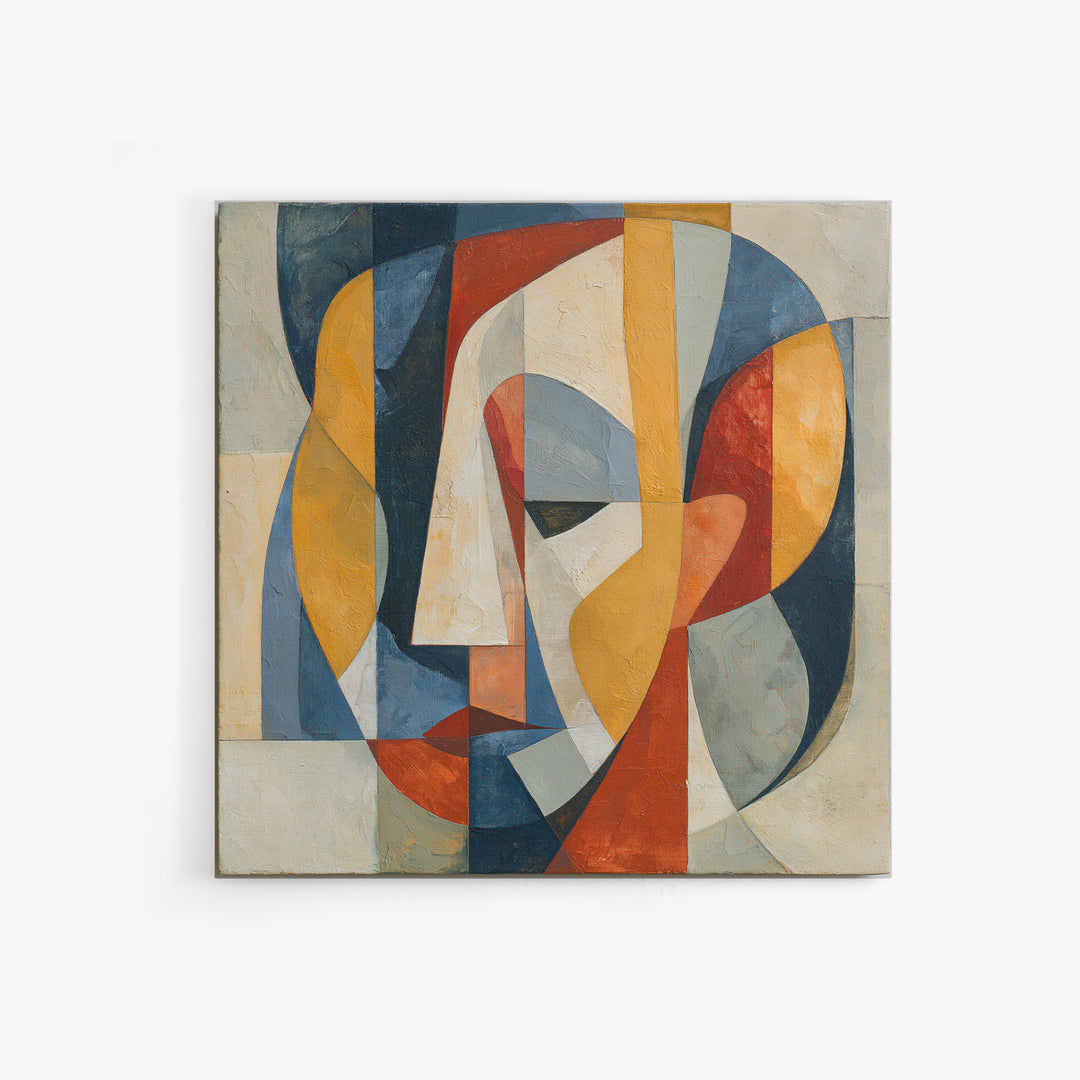 Abstract Aura Portrait Framed Canvas Print, Spiritual Art, Canvas Wall Art, Living Room Decor, Fine Art, Spirit, SPI-1x1-16
