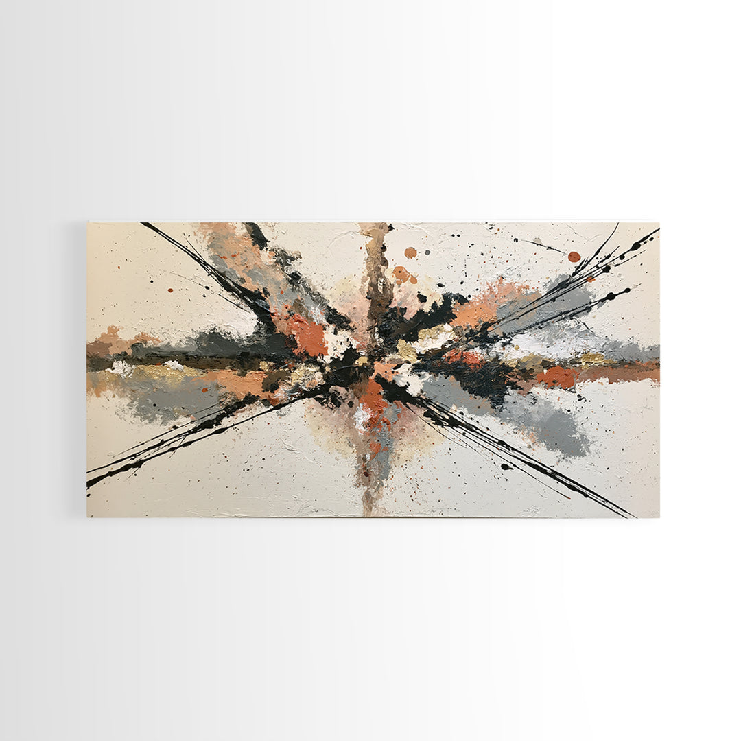 Abstract Aura Portrait Framed Canvas Print, Spiritual Art, Boho Wall Art, Living Room Decor, Fine Art, Spirit, Modern Decor, SPI-2x1-84