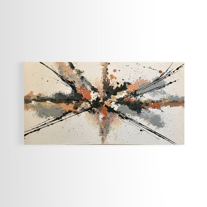 Abstract Aura Portrait Framed Canvas Print, Spiritual Art, Boho Wall Art, Living Room Decor, Fine Art, Spirit, Modern Decor, SPI-2x1-84