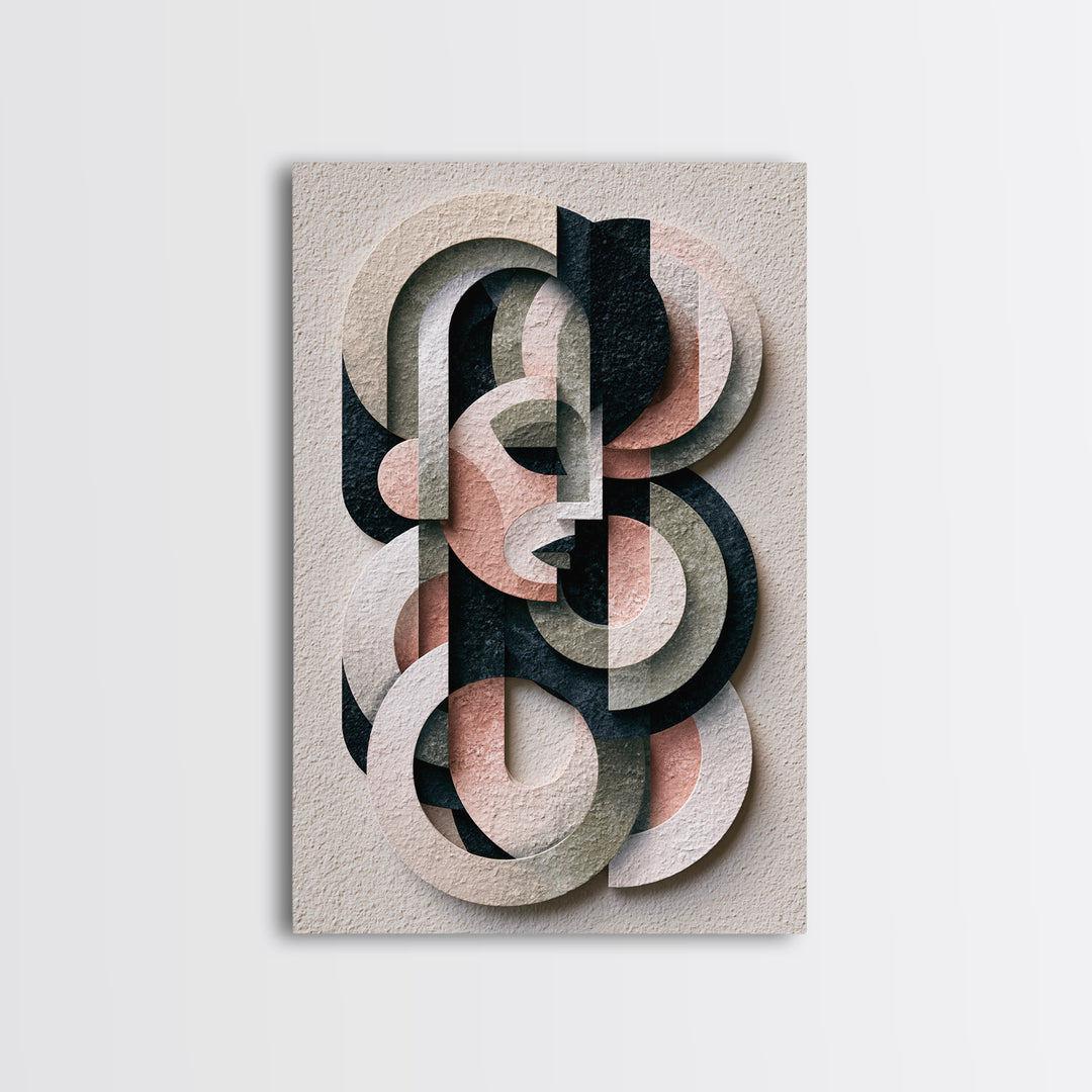 Abstract Aura Portrait Canvas Print, Spiritual Art, Luxury Decor, Living Room Decor, Fine Art, Spirit, Digital Art, Printable, SPI-2x3-96