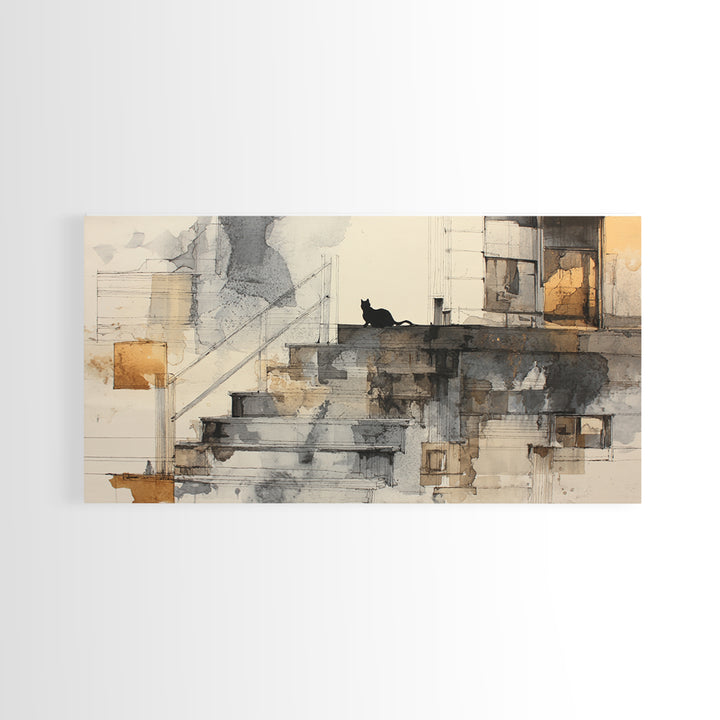 Brick Wall Texture Framed Canvas Print, Street Art, Bar Art, Living Room Decor, Urban, Fine Art Print, Statement Artwork, STR-2x1-96
