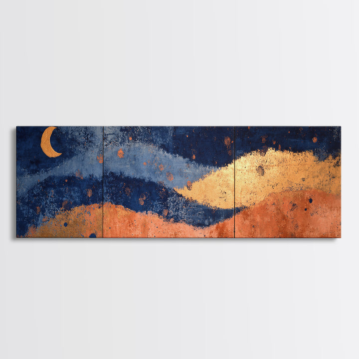 Brick Wall Texture Canvas Print, Street Art, Original Artwork, Living Room Decor, Fine Art, Urban, Textured Painting, STR-3x1-20
