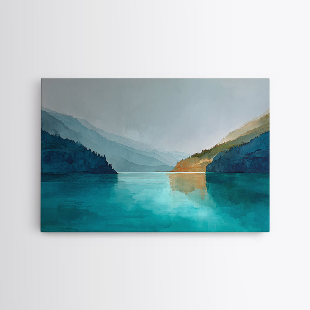Bali Rice Terraces and Jungle Palms Framed Canvas Print, Travel Poster(2), Mid Century Wall Art, Living Room Decor, Voyage, TPO-3x2-65