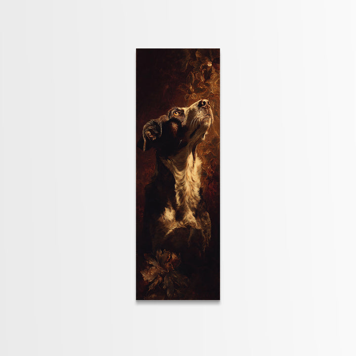 Hunting Dog Portrait Canvas Print, Traditional Art, Custom Art, Living Room Decor, Classic, Modern Decor, Fine Art Print, TRA-1x3-72