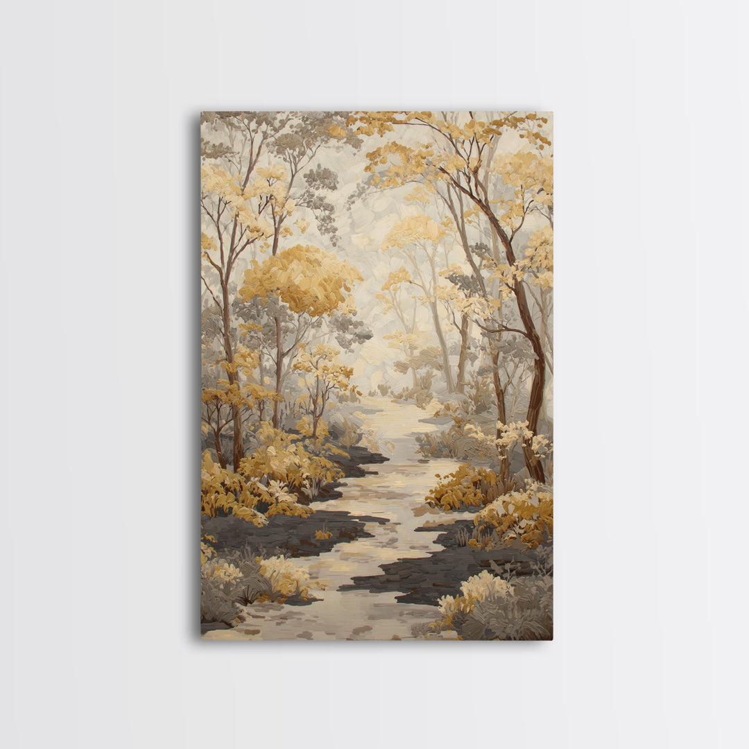 Classic Oil Painted Landscape Canvas Print, Traditional Art, Furry Art, Living Room Decor, Fine Art, Classic, Fine Art Print, TRA-2x3-57
